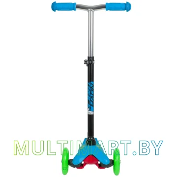 Самокат Novatrack Disco-Kids Print 120H.DISCOKIDS.SGBL20 (зеленый/синий, 2020) картинка 2